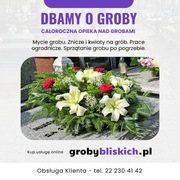 Opieka nad grobami Józefów - dekoracja i sprzątanie grobu
