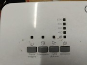 Indesit zestaw lewych klawiszy pralki 