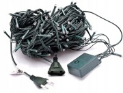 ZIMNY BIAŁY 1000 LED LAMPKI CHOINKOWE ŚWIATŁA