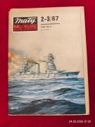 Mały Modelarz 2-3/87 Okręt Linowy OKTIABSKAJA REWOLUCJA