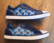 GEOX RESPIRA adidasy sneakers trampki dziecięce niebieskie moro JAK NOWE 39