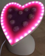 Walentynkowa serdeczna lampka