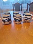 6 szt kubki Bolesławiec beczka