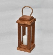 Drewniany lampion / latarenka / świecznik - dąb