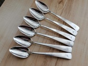 SREBRNE ŁYŻECZKI DO HERBATY MONOGRAM KILONIA NIEMCY 1854r