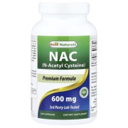 Best Naturals, NAC, 600 mg, 250 kapsułek