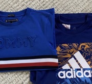 Tommy Hilfiger + Adidas 2 x koszulka sportowa dla chłopca