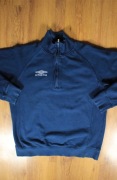 Bluza Umbro r. L granatowa męska golfem bez kaptura bawełniana 