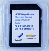 Aktualizacja map Chevrolet Captiva EU 2025Q2