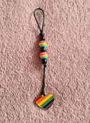 Brelok breloczek serce serduszko lgbt handmade