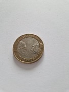 Moneta Wielka Brytania 2009 2 funty Charles Darwin 