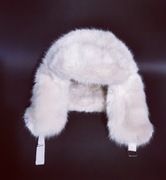 CZAPKA USZATKA BARTS AUTHENTIC BOMBER SERIES BIAŁA ECRU NAUSZNIKI