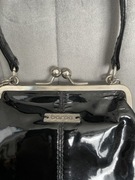 Torebka ze skóry naturalnej Baron czarna