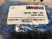 Warystor VAR7-275 THT; 275VAC; 350VDC; 430V;xCENA ZA 10SZTUK