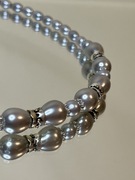 Komplet, naszyjnik z kolczykami 