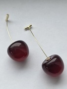 Kolczyki Massimo Dutti wisienki 