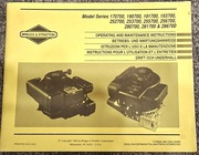 Oryginalna instrukcja Briggs & Stratton – 1990