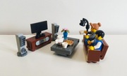 Lego Moc salon z kinem domowym