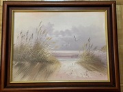 Obraz ręcznie malowany morze 49x39 cm 