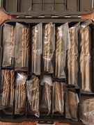 Zestaw wierteł 99 sztuk z powłoką tytanową w etui