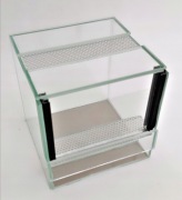 Terrarium 30x30x30 szklane gilotyna+wentylacja Cubepoint