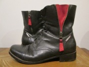 czarne skózane botki / trapery, rozmiar 39, skóra naturalna, Lasocki