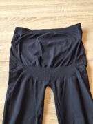 Annes Leginsy bezszwowe czarne ciążowe s.idealny S/M