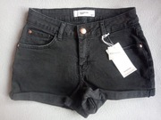 Szorty jeansowe Reserved, 34, czarne