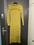 ASOS DESIGN – Sukienka midi z długim rękawem i wycięciem roz.40