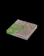 Kamienne Płyty Terenu 3D – Podłoga Dungeon / Zamek - Szare 28/32mm