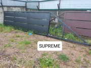 Brama przesuwna panelowa 5m SUPREME, ocynk ogniowy+RAL 4m, 6m