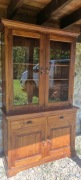 Kredens/witryna drzewo teak kolonialne