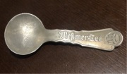 Zabytkowa aluminiowa, niemiecka łyżeczka do herbaty