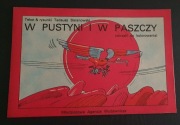 W pustyni i w paszczy – Tadeusz Baranowski 1984, wyd. , PRL kolorowanka MAW