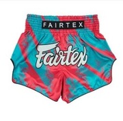 Fairtex Spodenki Muay Thai Niebieskie/Czerwone rozmiar m