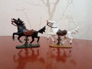 Dziki zachód mustangi figurki z PRL 2 szt.kpl