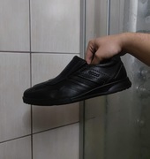 Buty obuwie 39 mokasyny czarne Ecco czarne letnie premium zamsz licowa e