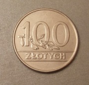 100 złotych 1990 r.  Nominał  WARIANT "A"  #1