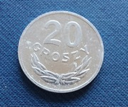 Moneta 20 groszy 1981 Al 