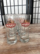 Pokal, szklanka na piwo Warka 0,3 L, kufel