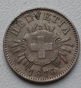 5 rappen 1876 B Szwajcaria 