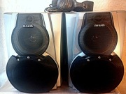 KOLUMNY AIWA 2X50WATT,3-DROZNE- BASS /BAND RFLX,+SLUCHAWKI TECHNICS