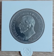 Niemcy, Meklemburgia-Strelitz 3 marki 1913 A Adolf Friedrich V.- NOWE BICIE