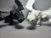 Magnetyczne Figurki 3D – Szczerbatek i Biała Furia