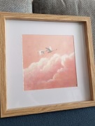 Plakat Fineart 20x20 reprodukcja obraz prezent na Święta ślub zareczyny
