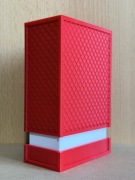 Deck Box 60+ Dragon Skin (PETG 0.20mm) czerwień-biel