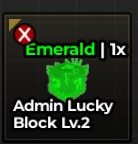 EMERALD Admin Lucky Block! |NAJTANIEJ LEGIT! Escape Tsunami for Brainrots