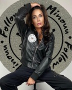 Kurtka damska bomberka, ekoskóra Minouu