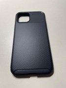 Czarne Etui IPHONE 12 / 12 PRO Plecki Carbon