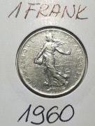 1 frank 1960  FRANCJA